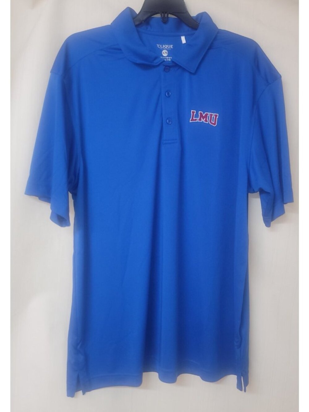 LMU Polo Shirt Blue Loyola Marymount Lions Men Size XL by Clique NEW